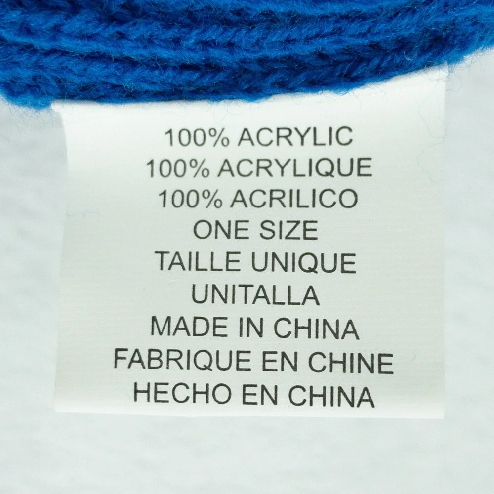 Merrell Campee Beanie Womens OS Nautical Blue Reversible Ribbed Knit Hat‎